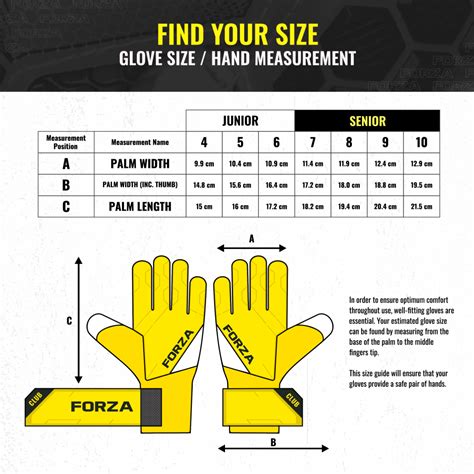 how to measure goalie gloves.